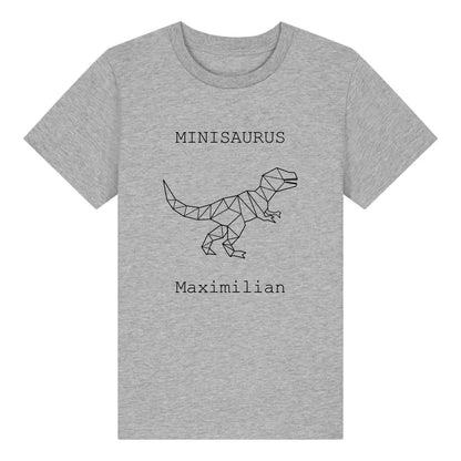 Minisaurus - Bio Kinder Shirt *personalisierbar (mit Namen)*