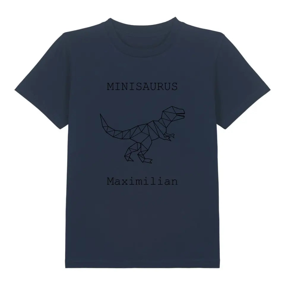 Minisaurus - Bio Kinder Shirt *personalisierbar (mit Namen)*