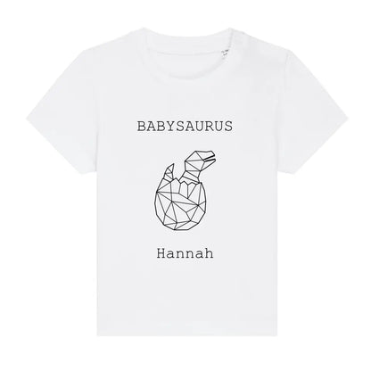 Babysaurus - Bio Baby Shirt *personalisierbar (mit Namen)*