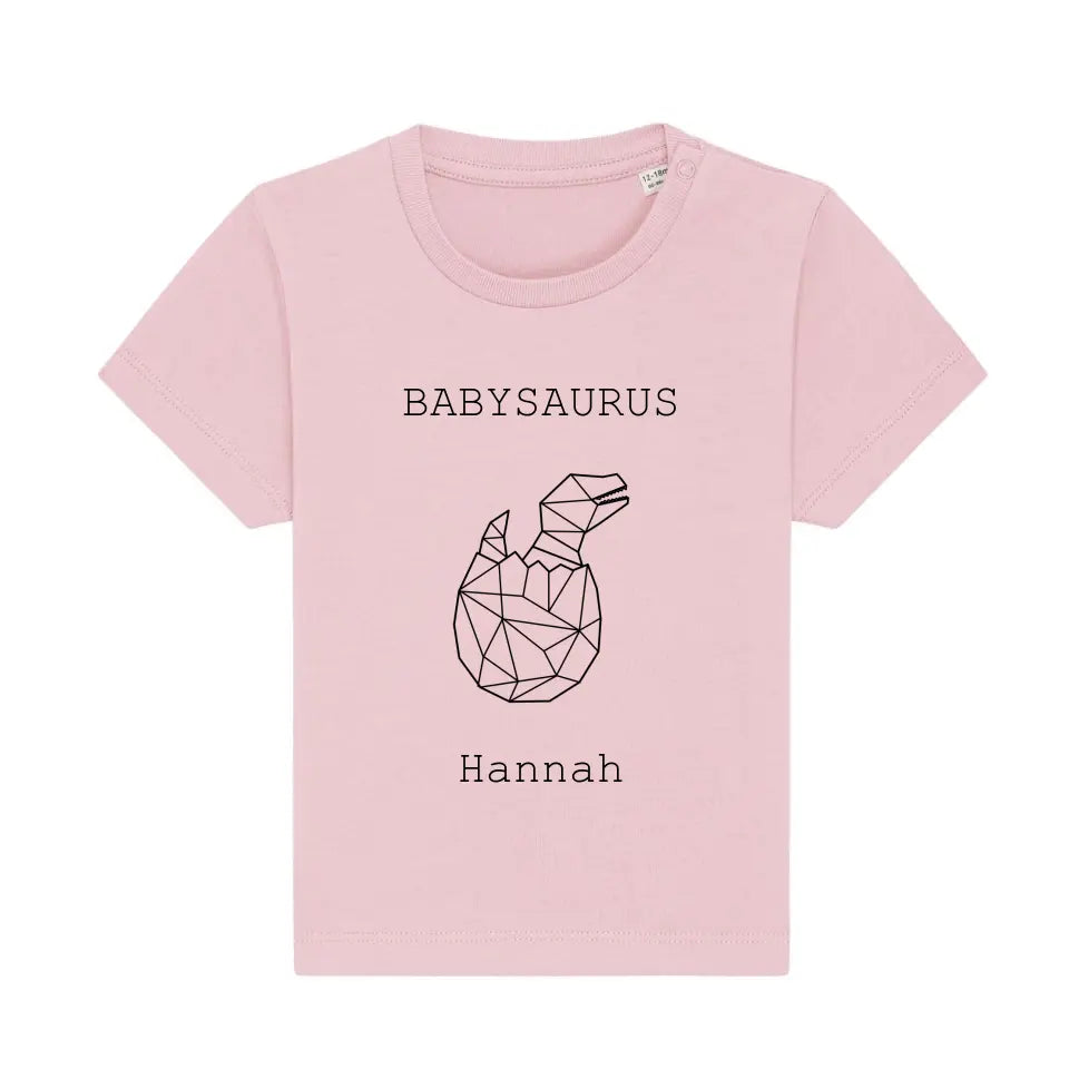 Babysaurus - Bio Baby Shirt *personalisierbar (mit Namen)*