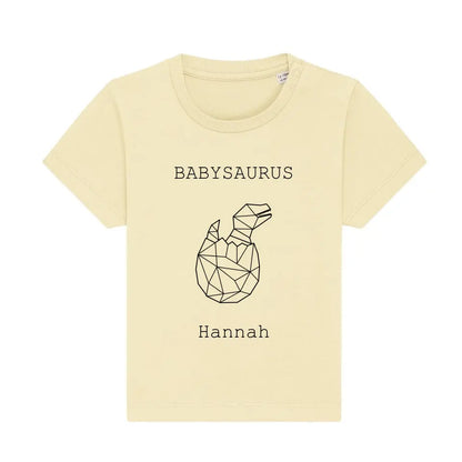 Babysaurus - Bio Baby Shirt *personalisierbar (mit Namen)*
