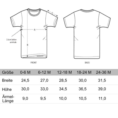 Baby Minimal - Bio Baby Shirt *personalisierbar*