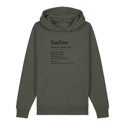 Mama Definition - Bio Unisex Hoodie *personalisierbar*