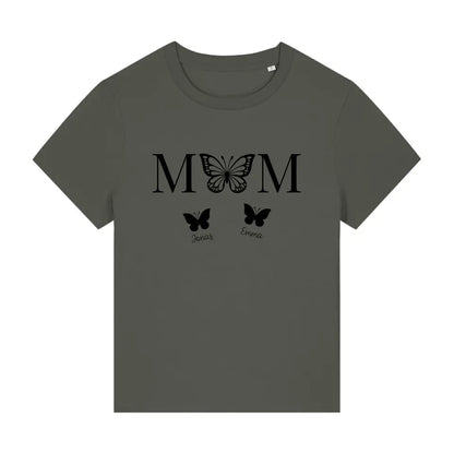 Mom Butterfly - Bio Damen Shirt *personalisierbar*