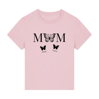 Mom Butterfly - Bio Damen Shirt *personalisierbar*