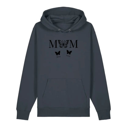 Mom Butterfly - Bio Unisex Hoodie *personalisierbar*