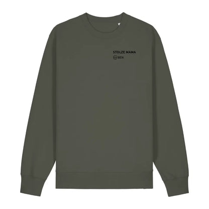 Stolze Mama - Bio Unisex Sweatshirt *personalisierbar* Changer Sweatshirt 2.0 ST ST Khaki