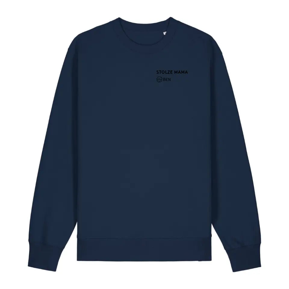 Stolze Mama - Bio Unisex Sweatshirt *personalisierbar* Changer Sweatshirt 2.0 ST ST French-Navy