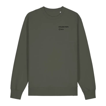 Stolzer Papa - Bio Unisex Sweatshirt *personalisierbar*