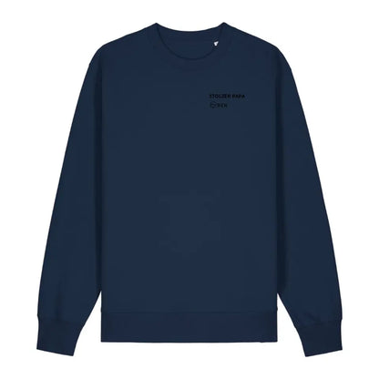 Stolzer Papa - Bio Unisex Sweatshirt *personalisierbar* Changer Sweatshirt 2.0 ST ST French-Navy