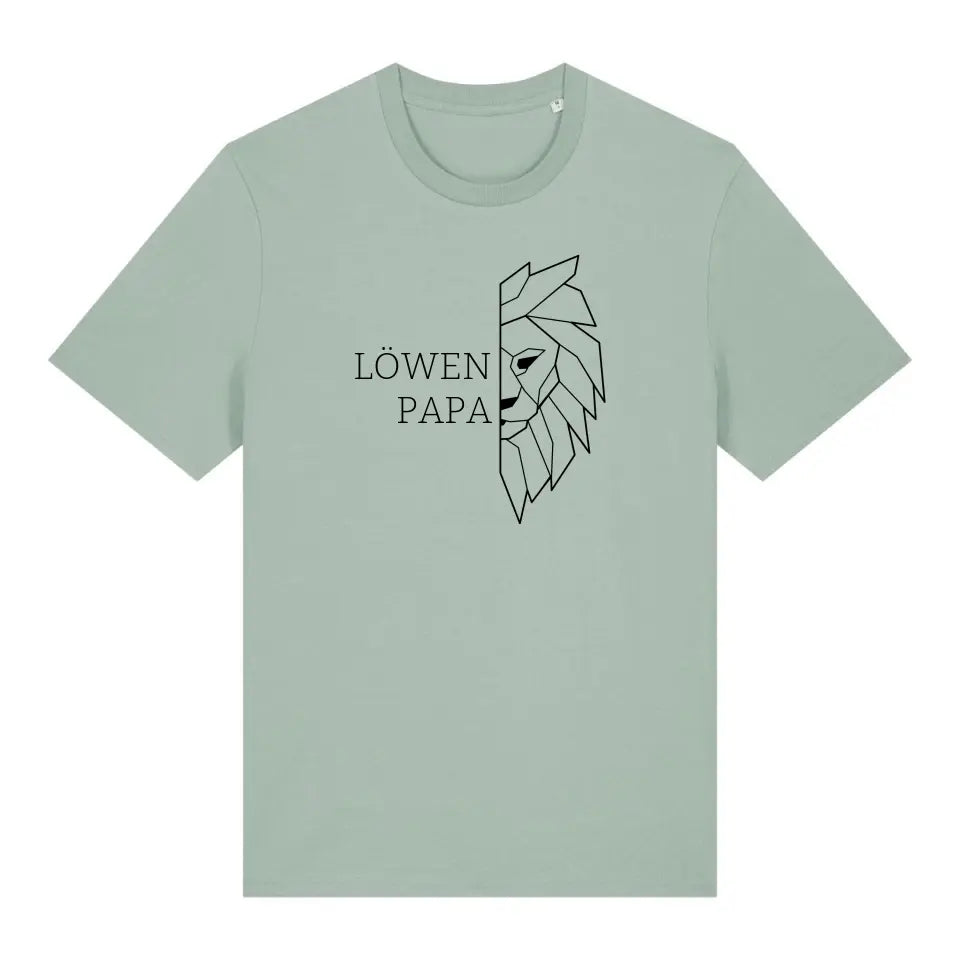 Löwen Papa - Bio Herren Shirt *personalisierbar (ohne Namen)*