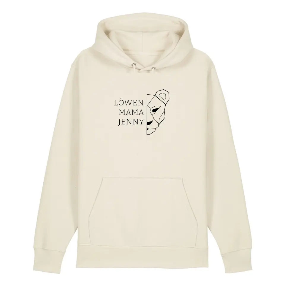 Löwen Mama - Bio Unisex Hoodie *personalisierbar (mit Namen)*