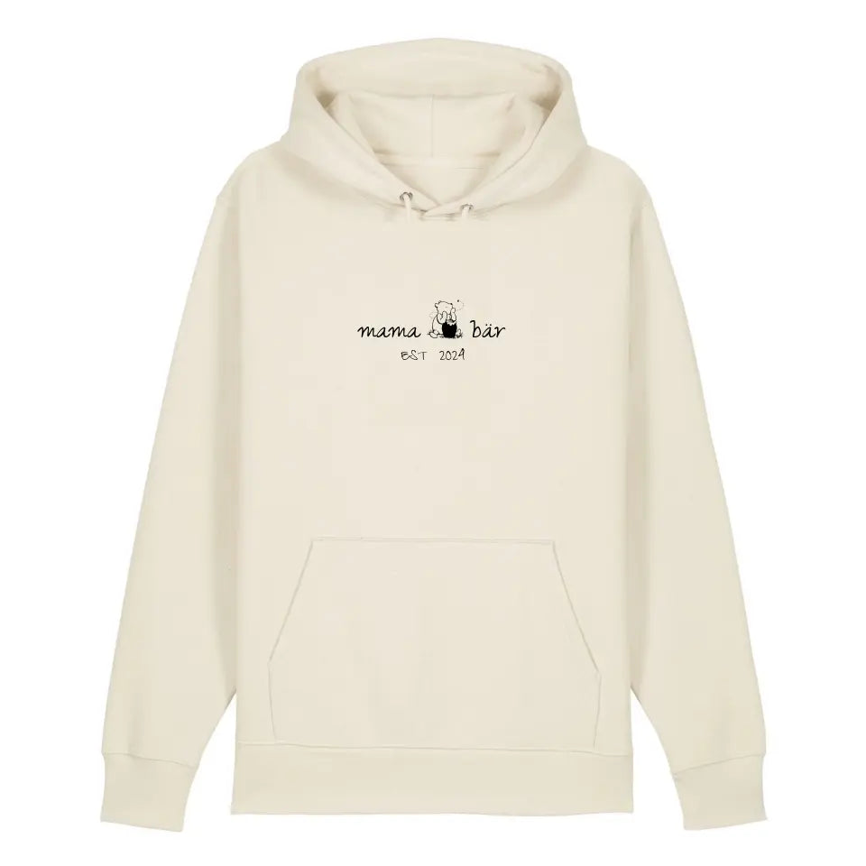 Mama Pu-Bär - Bio Unisex Hoodie *personalisierbar*