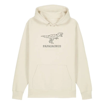 Papasaurus - Bio Unisex Hoodie *personalisierbar (ohne Namen)*