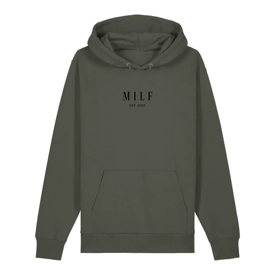 MILF - Bio Unisex Hoodie *personalisierbar*