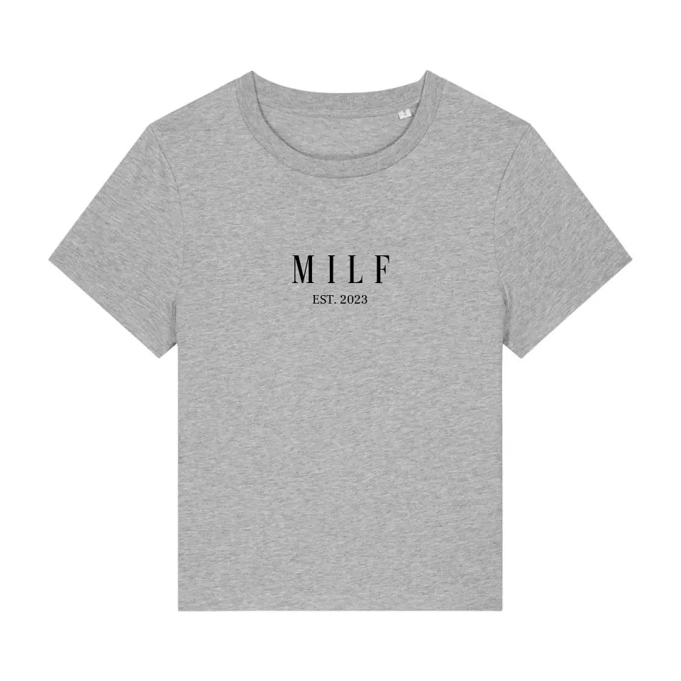 MILF - Premium Organic Shirt *personalisierbar*