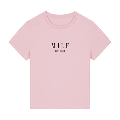 MILF - Premium Organic Shirt *personalisierbar*