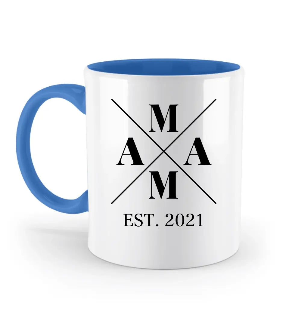 Mama Minimal - Zweifarbige Tasse