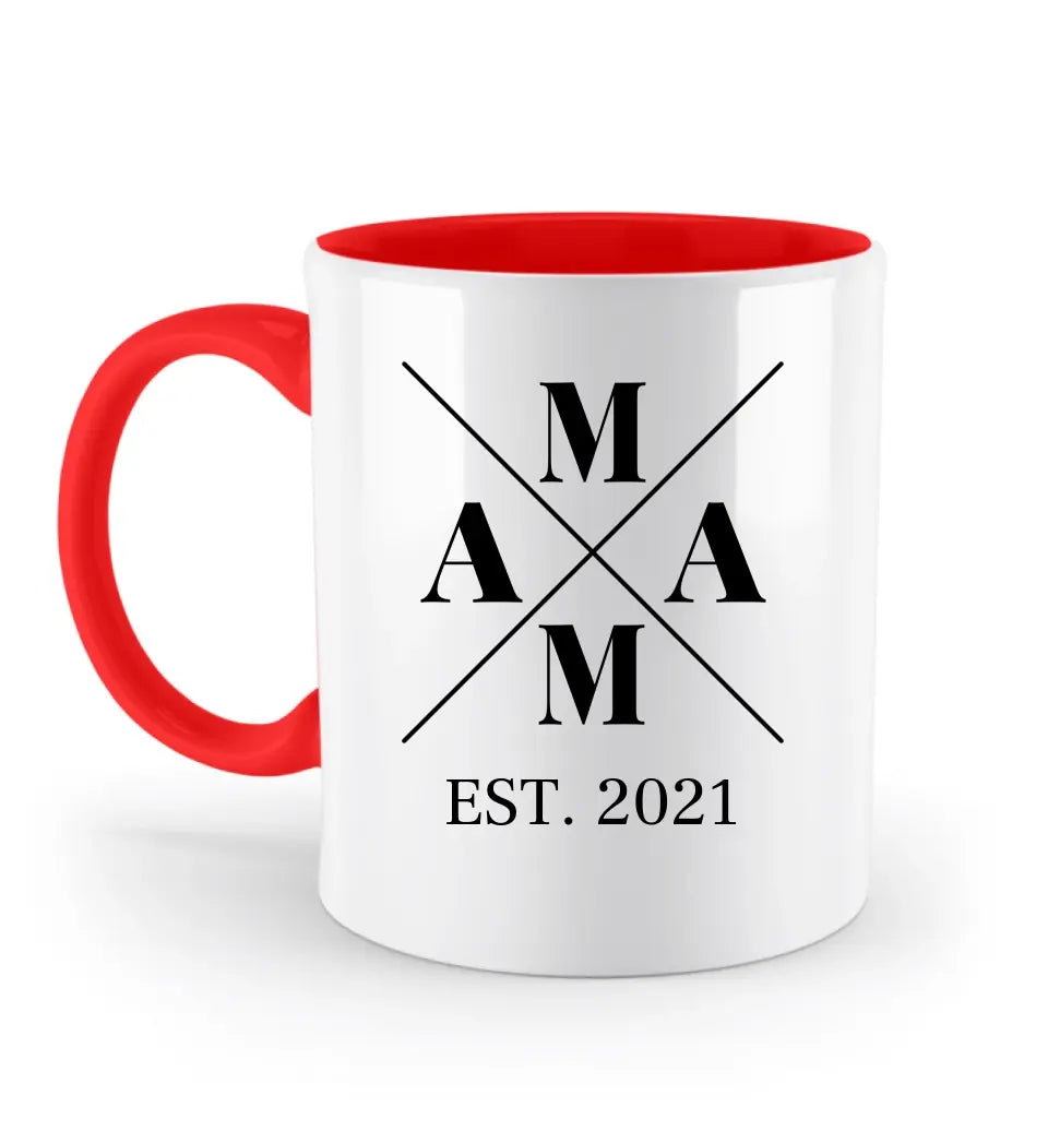 Mama Minimal - Zweifarbige Tasse