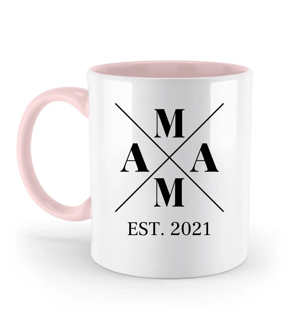 Mama Minimal - Zweifarbige Tasse