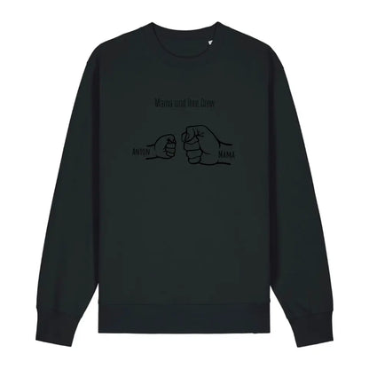 Mama und ihre Crew - Bio Unisex Sweatshirt *personalisierbar* Changer Sweatshirt 2.0 ST ST Black