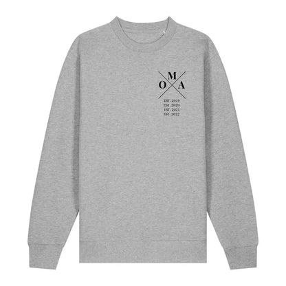 Oma Minimal - Bio Unisex Sweatshirt *personalisierbar*