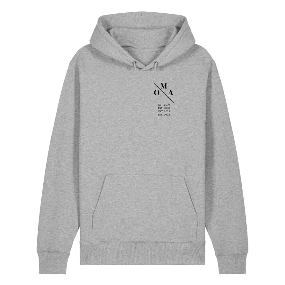 Oma Minimal - Bio Unisex Hoodie *personalisierbar*