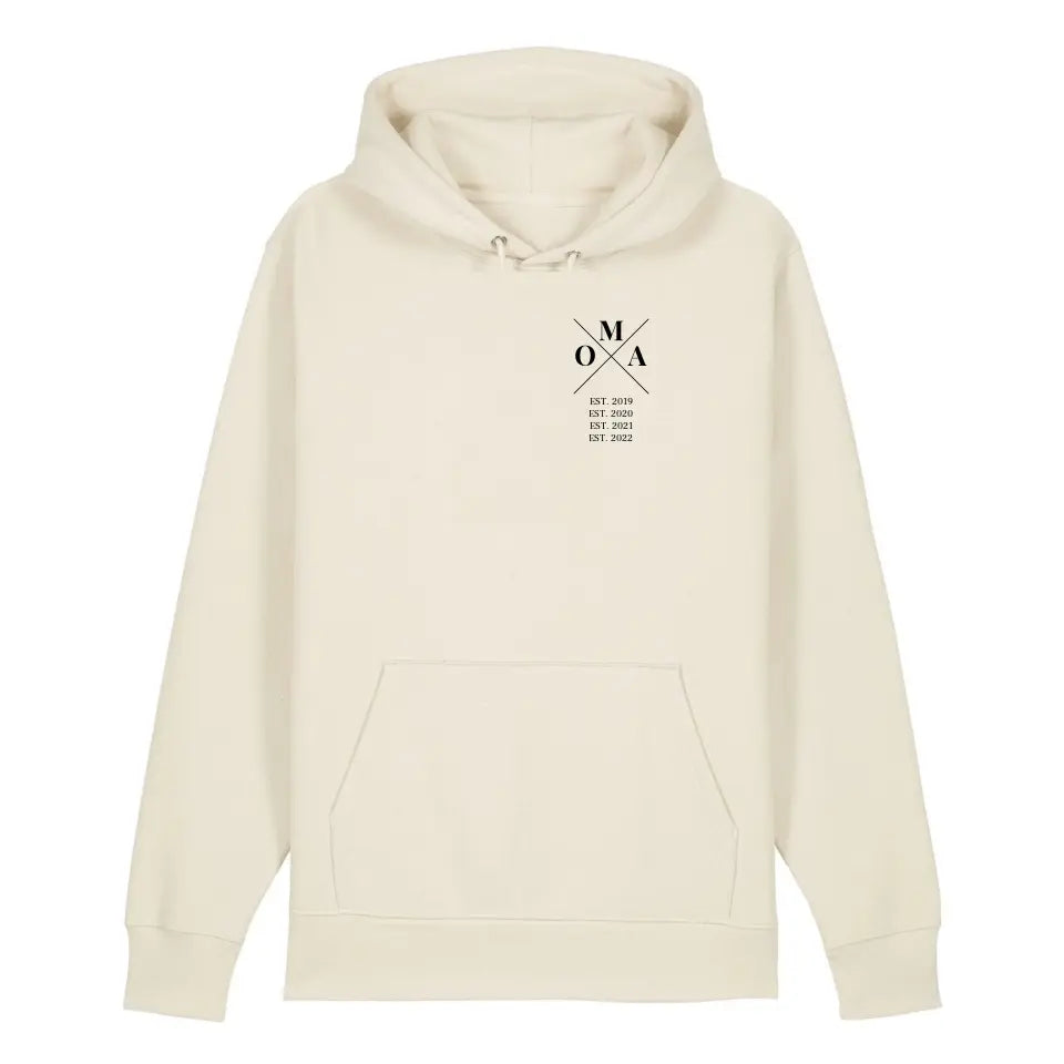 Oma Minimal - Bio Unisex Hoodie *personalisierbar*