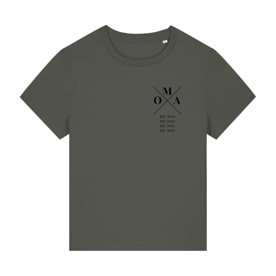 Oma Minimal - Bio Damen Shirt *personalisierbar*