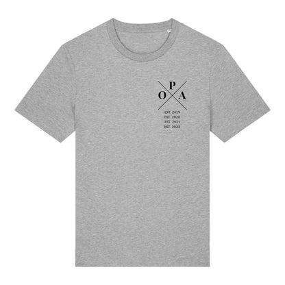 Opa Minimal - Bio Herren Shirt *personalisierbar*