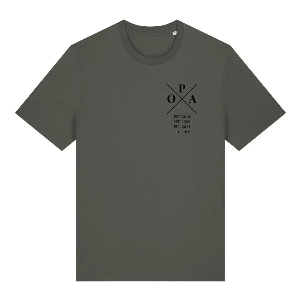 Opa Minimal - Bio Herren Shirt *personalisierbar*