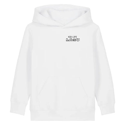 Kid Life Symbole - Bio Kinder Hoodie *personalisierbar* Mini Cruiser Hoodie 2.0 ST ST White
