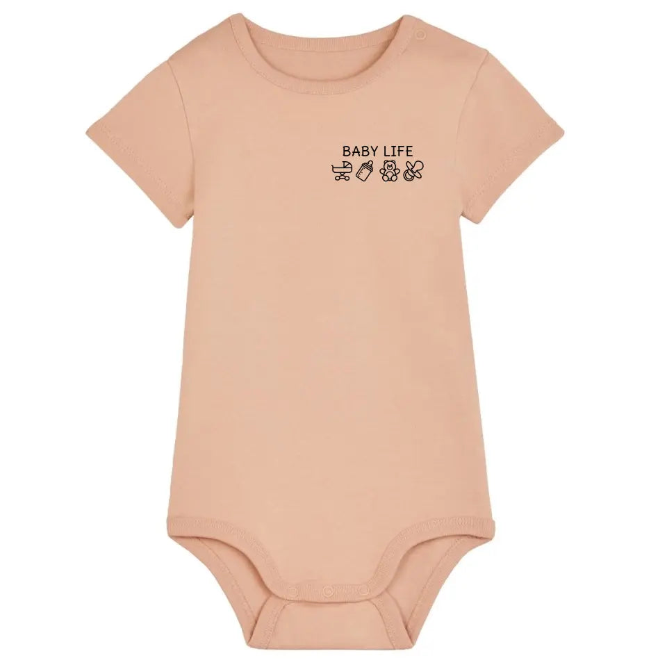 Baby Life Symbole - Bio Baby Body *personalisierbar*