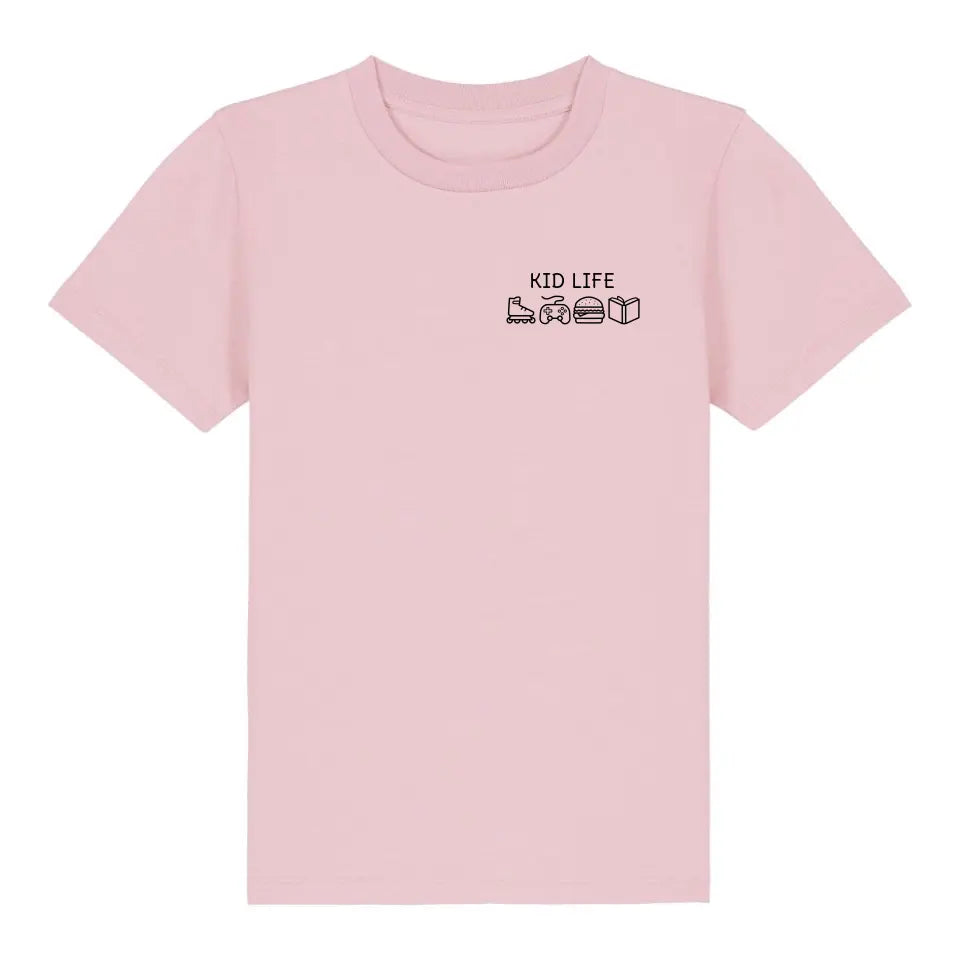 Kid Life Symbole - Bio Kinder Shirt *personalisierbar* Mini Creator Shirt 2.0 ST ST Cotton-Pink