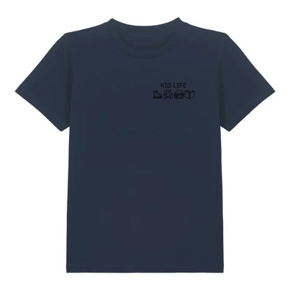 Kid Life Symbole - Bio Kinder Shirt *personalisierbar* Mini Creator Shirt 2.0 ST ST French-Navy