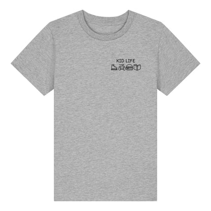 Kid Life Symbole - Bio Kinder Shirt *personalisierbar* Mini Creator Shirt 2.0 ST ST Heather-Grey