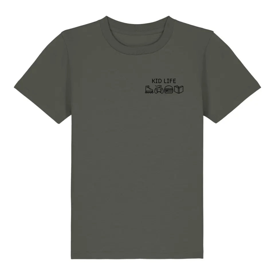 Kid Life Symbole - Bio Kinder Shirt *personalisierbar* Mini Creator Shirt 2.0 ST ST Khaki