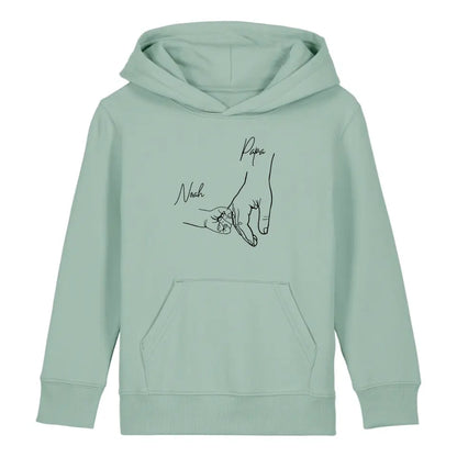 Hold my hand Dad - Bio Kinder Hoodie *personalisierbar*