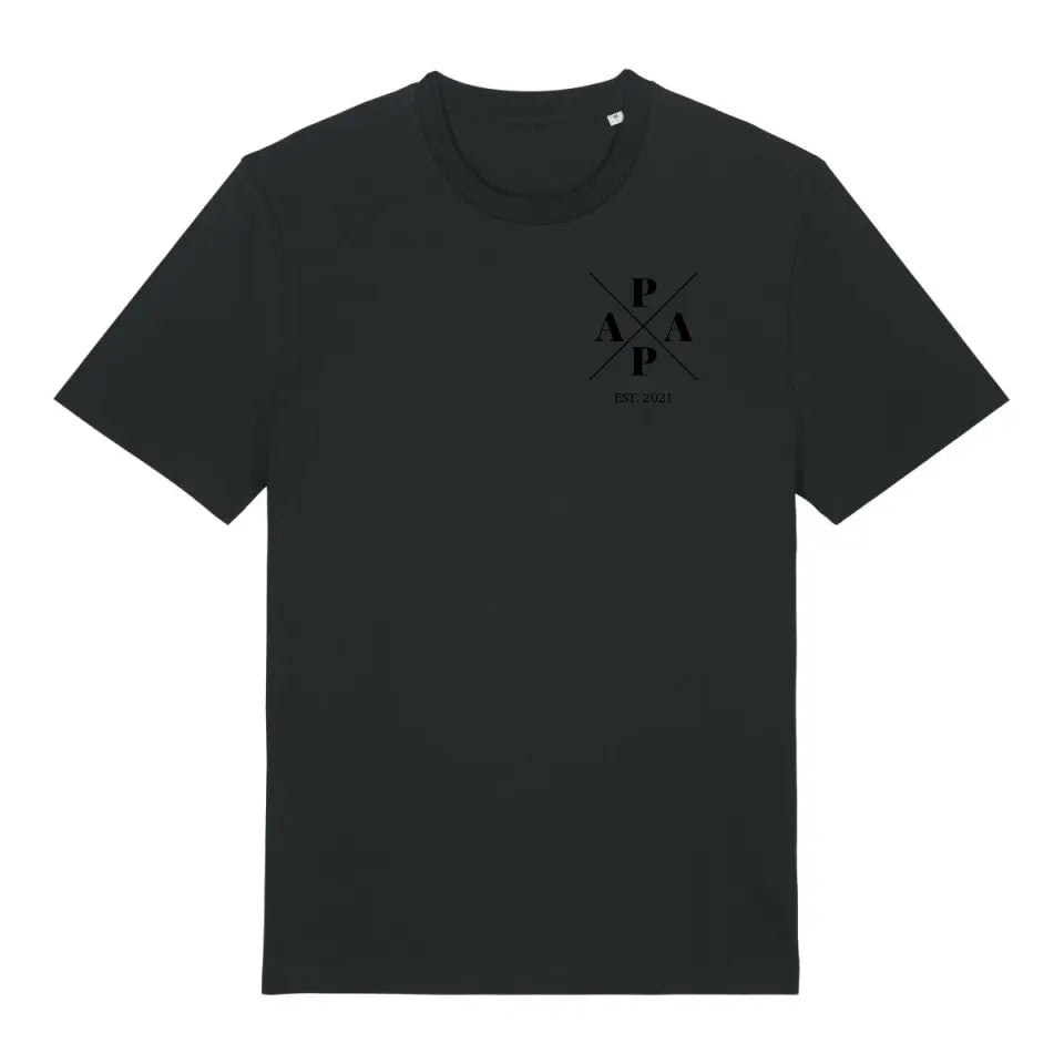 Papa Minimal + Symbole - Bio Herren Shirt *personalisierbar*