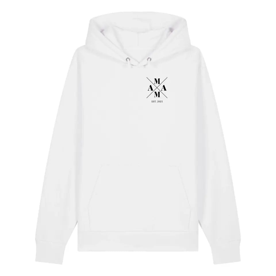 Mama Minimal + Symbole - Bio Unisex Hoodie *personalisierbar*