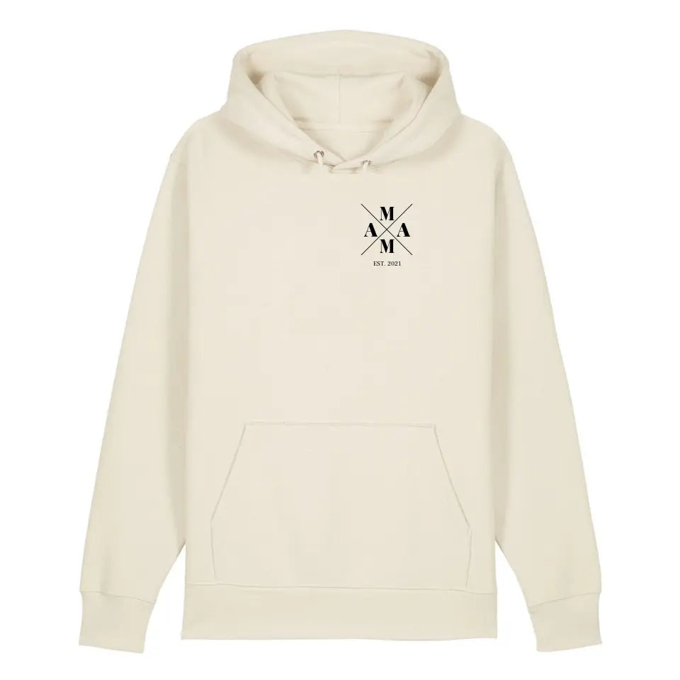 Mama Minimal + Symbole - Bio Unisex Hoodie *personalisierbar*