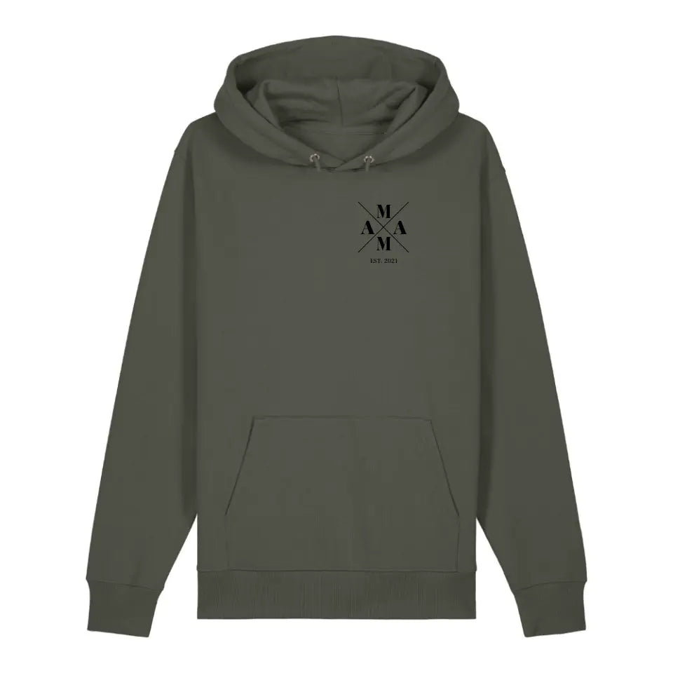 Mama Minimal + Symbole - Bio Unisex Hoodie *personalisierbar*