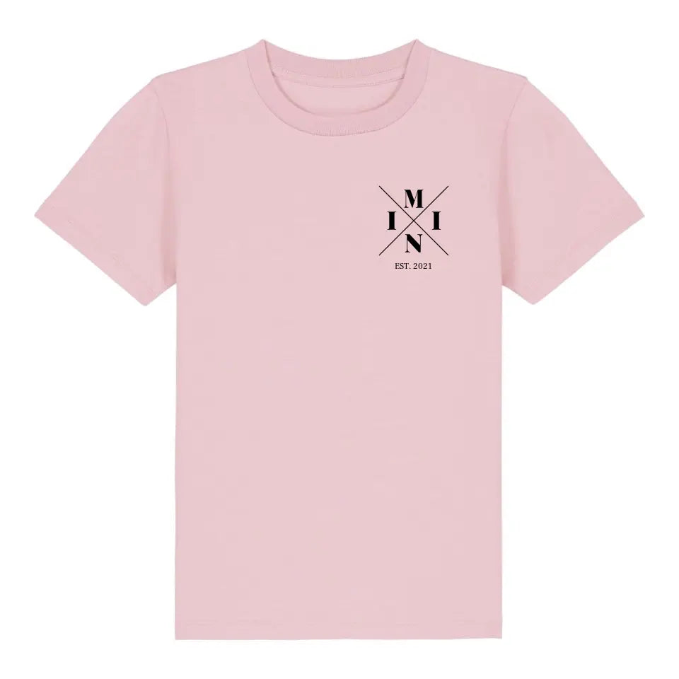Mini Minimal + Symbole - Bio Kinder Shirt *personalisierbar* Mini Creator Shirt 2.0 ST ST Cotton-Pink