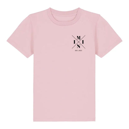 Mini Minimal + Symbole - Bio Kinder Shirt *personalisierbar* Mini Creator Shirt 2.0 ST ST Cotton-Pink