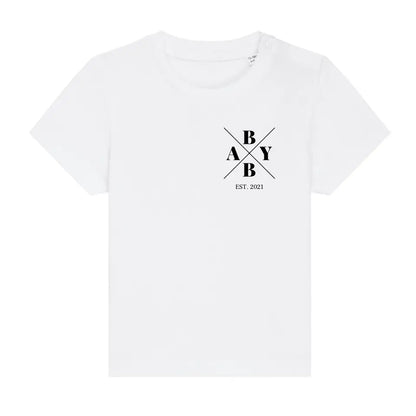 Baby Minimal + Symbole - Bio Baby Shirt *personalisierbar* Baby Creator T-Shirt ST ST NEU White