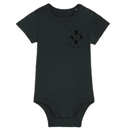 Baby Minimal + Symbole - Bio Baby Body *personalisierbar* Baby Body ST ST Black