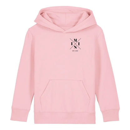 Mini Minimal + Symbole - Bio Kinder Hoodie *personalisierbar* Mini Cruiser Hoodie 2.0 ST ST Cotton-Pink