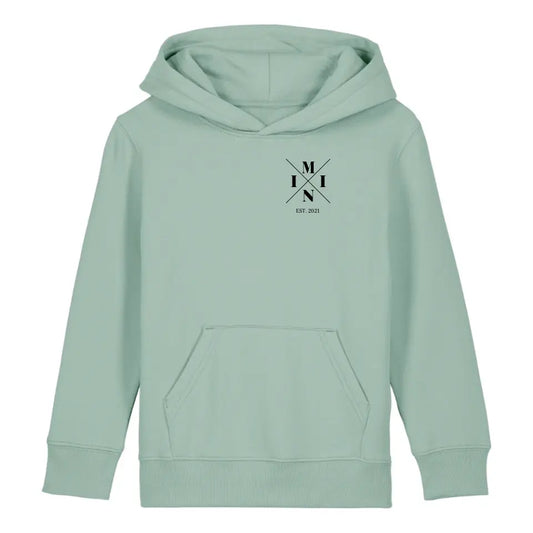 Mini Minimal + Symbole - Bio Kinder Hoodie *personalisierbar* Mini Cruiser Hoodie 2.0 ST ST Aloe