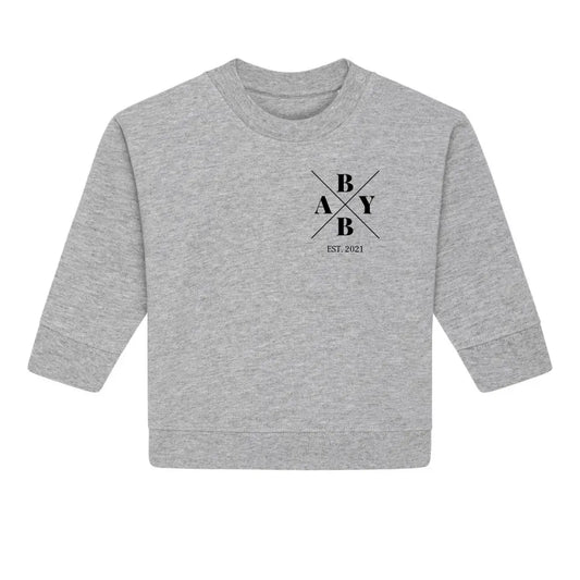 Baby Minimal + Symbole - Bio Baby Sweatshirt *personalisierbar*