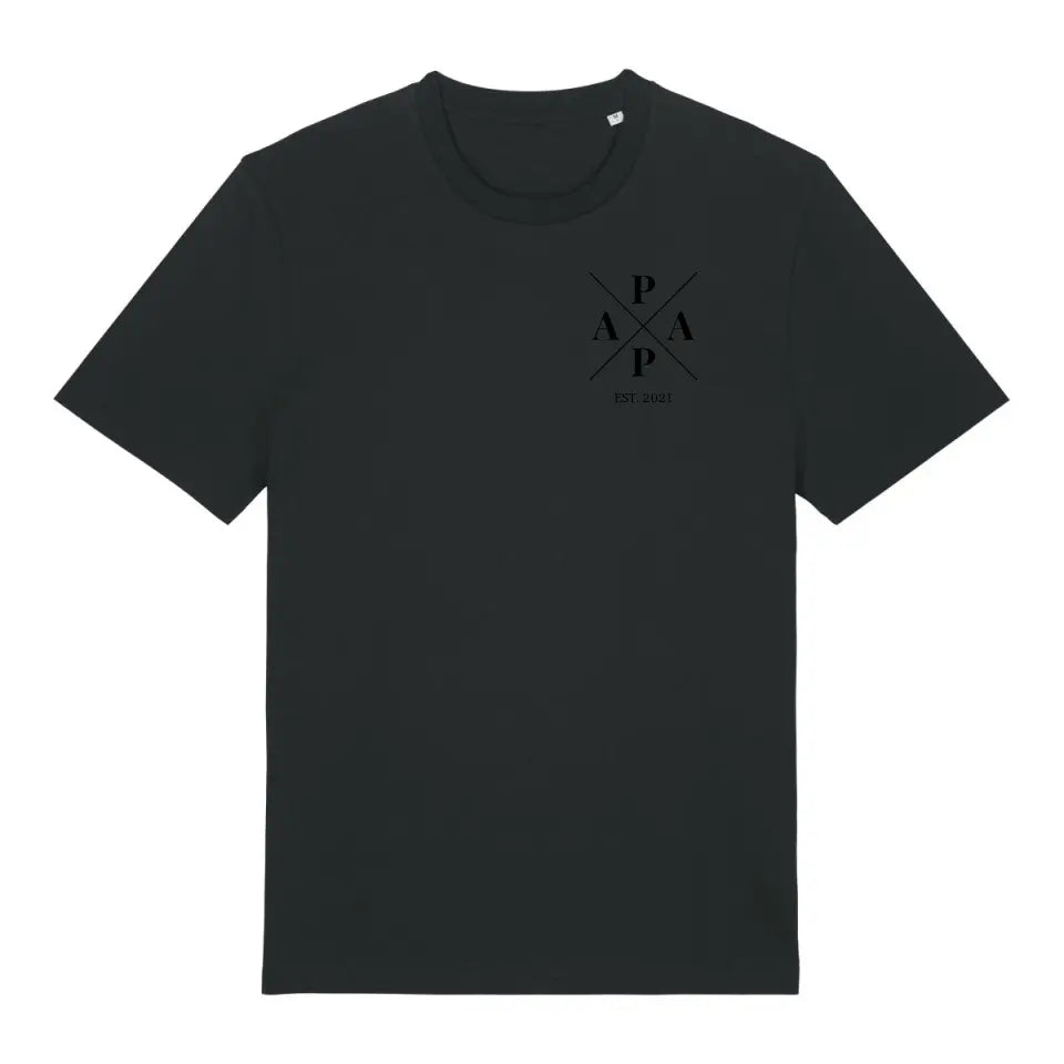 Papa Minimal - Bio Herren Shirt *personalisierbar*